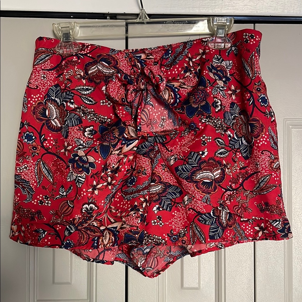 BOG Collective Floral Red Women's Shorts